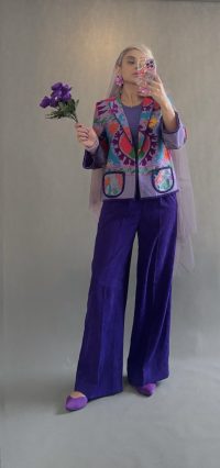 شلوار مخمل کبریتی